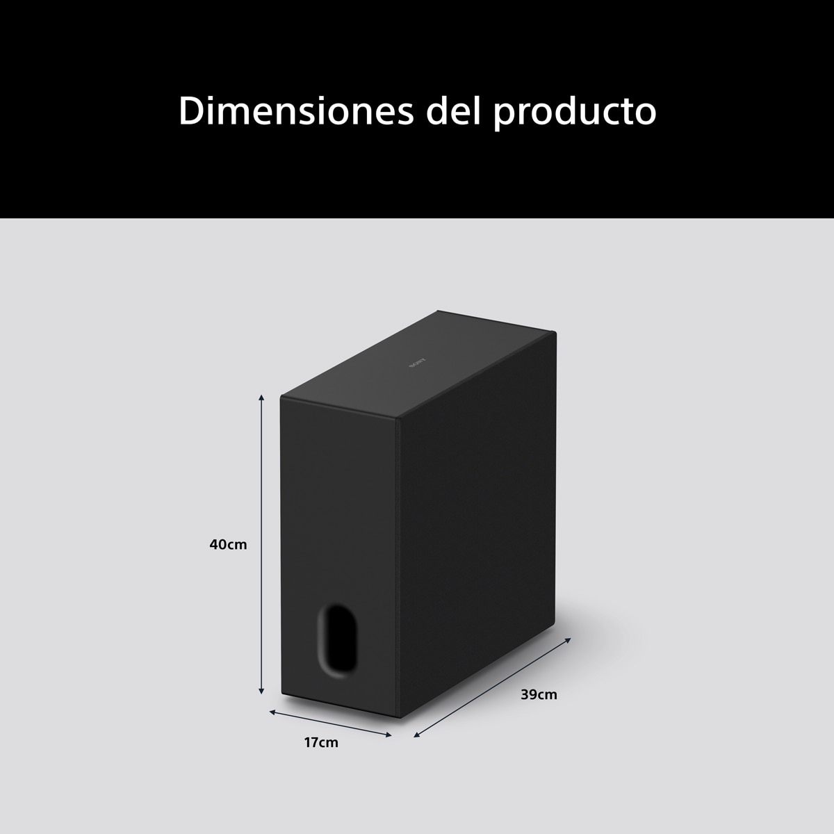 Subwoofer inalámbrico Sony BRAVIA Theatre Sub 8: Sonido envolvente, Dolby Atmos, DTS X. 300W de potencia Negro-4