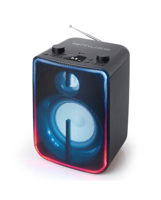 Altavoz Muse M1802DJ para fiestas - Negro Negro-1