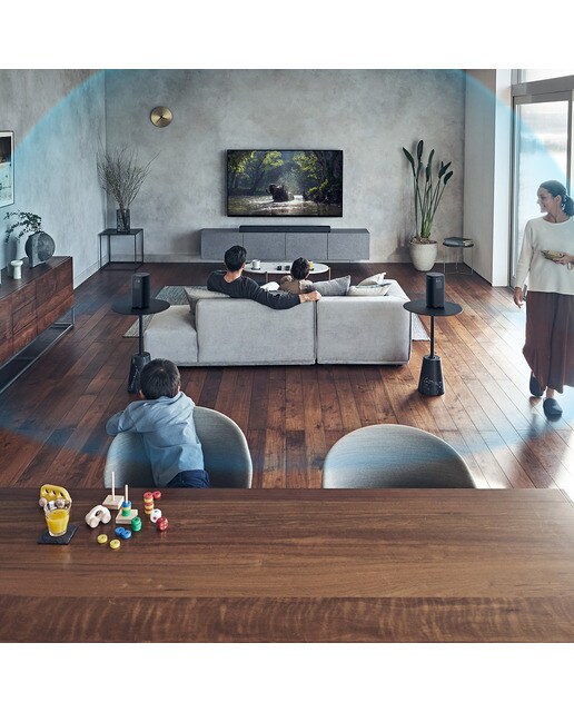 Altavoces traseros inalámbricos Sony SA-RS5 con batería integrada Negro-6