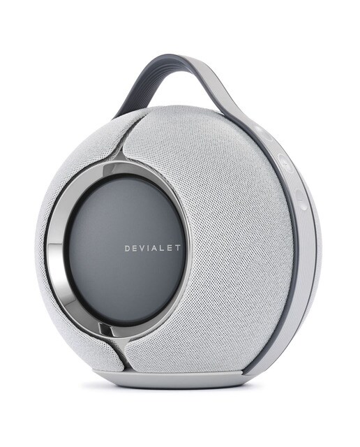 Coluna Portátil Hi-Fi Devialet Mania, Wi-Fi, AirPlay 2 e Bluetooth 5.0 Cinzento-claro-2