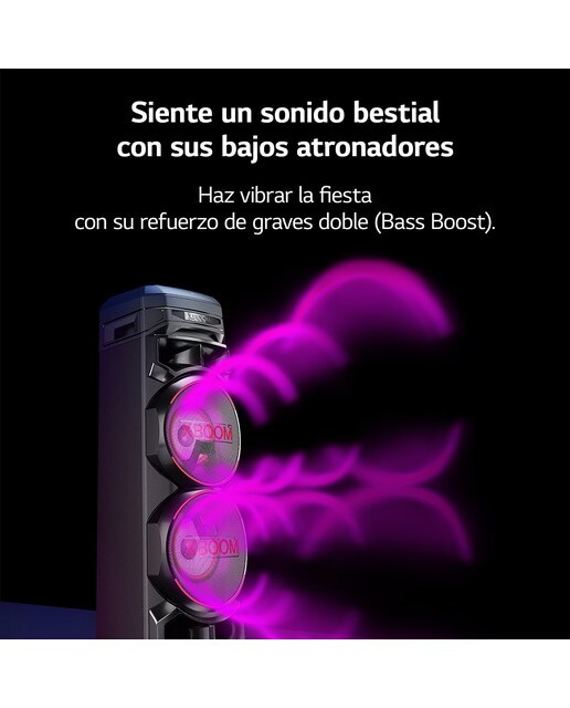Altavoz LG 2023 XBOOM RNC9 1000W Karaoke DAB+ Bluetooth - Negro Negro-4