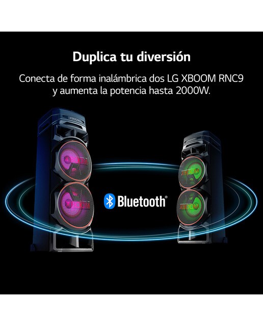 Altavoz LG 2023 XBOOM RNC9 1000W Karaoke DAB+ Bluetooth - Negro Negro-12