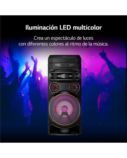 Altavoz LG 2023 XBOOM RNC7 500W Karaoke DAB+ Bluetooth Negro-5