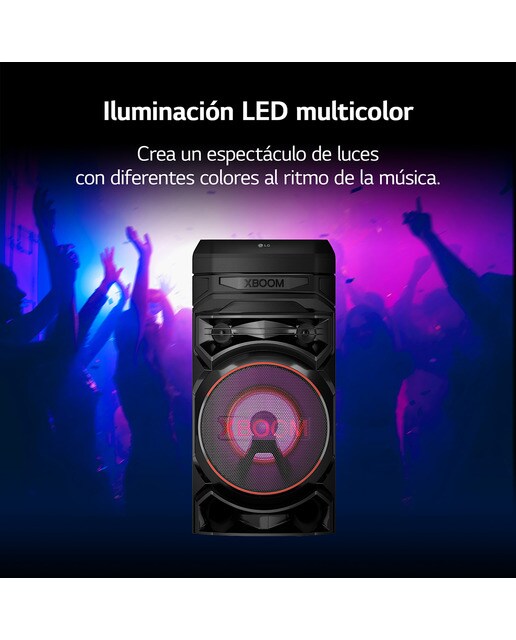 Altavoz LG 2023 XBOOM RNC5 300W Karaoke DAB+ Bluetooth Negro-5