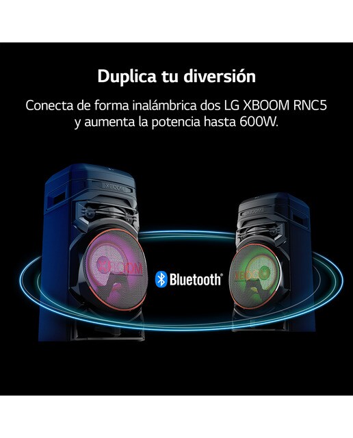 Altavoz LG 2023 XBOOM RNC5 300W Karaoke DAB+ Bluetooth Negro-13