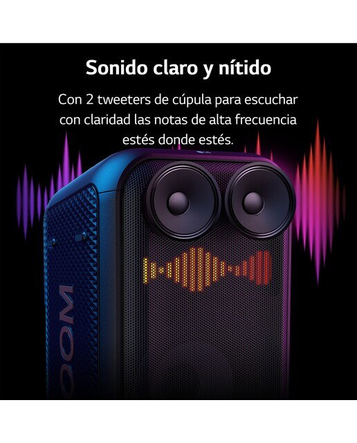 Altavoz portátil LG 2023 XBOOM XL7S 250W Bluetooth - Negro Negro-9