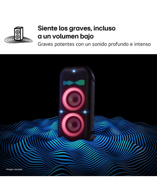 Altavoz alta potencia LG XBOOM XL9T 1000W, Bluetooth TV Surround - Negro Negro-19