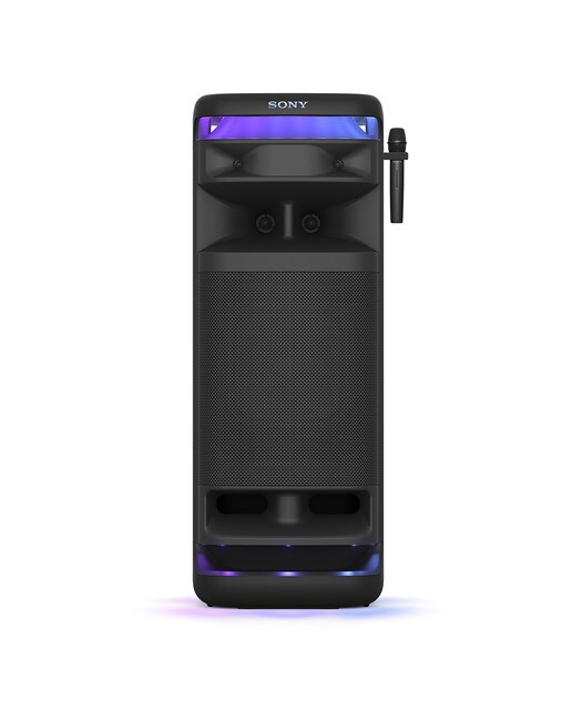 Altavoz para fiestas Sony ULT TOWER 10, ULT POWER SOUND, Deep Bass, X-Balanced, iluminación 360º, con micrófono, portátil con ruedas - negro Negro-1