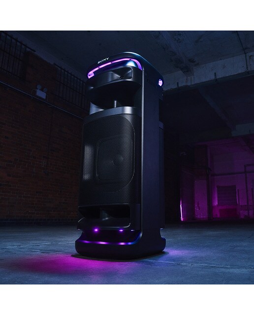 Altavoz para fiestas Sony ULT TOWER 10, ULT POWER SOUND, Deep Bass, X-Balanced, iluminación 360º, con micrófono, portátil con ruedas - negro Negro-13