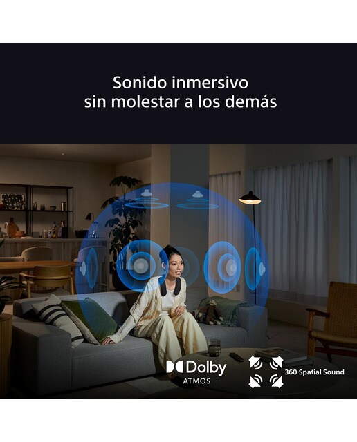 Altavoz de cuello Sony BRAVIA Theatre Bar U, Dolby Atmos, Bluetooth, Doble emparejamiento, función para gaming PS5, 360 Spatial Sound personalizable Negro-2