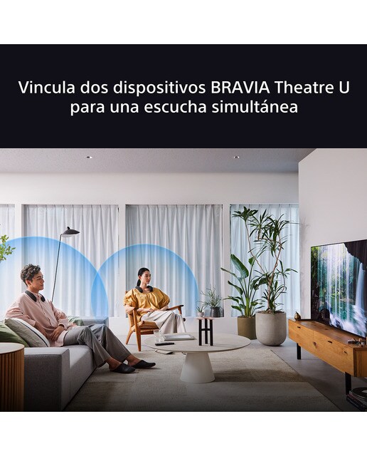 Altavoz de cuello Sony BRAVIA Theatre Bar U, Dolby Atmos, Bluetooth, Doble emparejamiento, función para gaming PS5, 360 Spatial Sound personalizable Negro-3