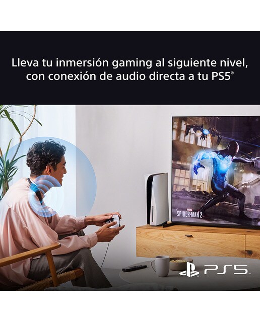Altavoz de cuello Sony BRAVIA Theatre Bar U, Dolby Atmos, Bluetooth, Doble emparejamiento, función para gaming PS5, 360 Spatial Sound personalizable Negro-4
