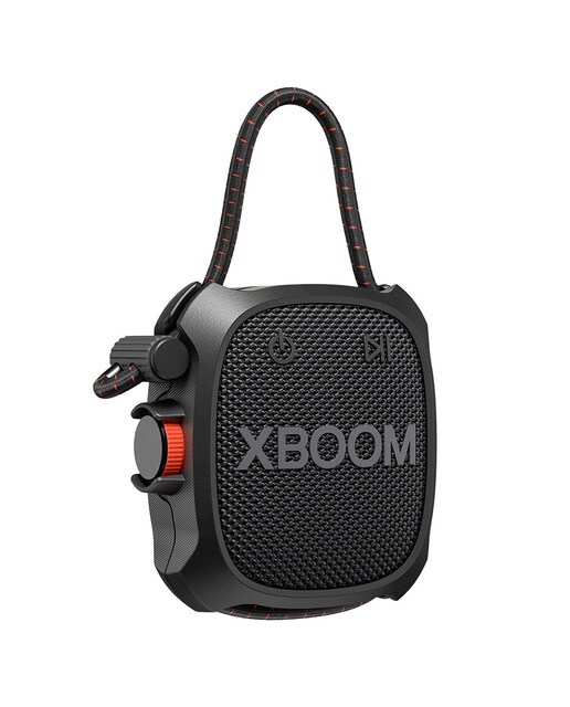 Altavoz portátil LG XBOOM Go XG2QBK, 5W, 10 Horas autonomía, Resistencia IP67 de Grado Militar, a polvo, agua, golpes, temperatura Negro-1
