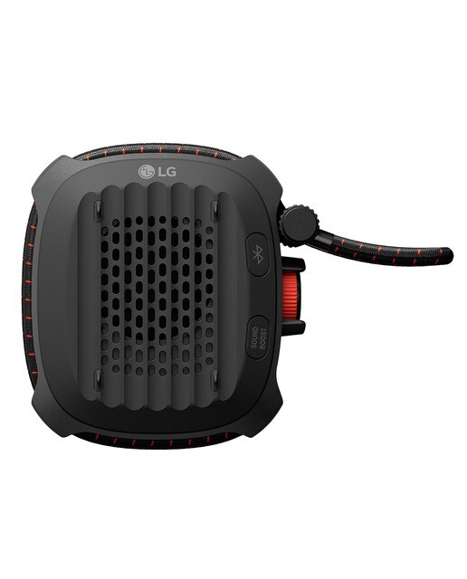 Altavoz portátil LG XBOOM Go XG2QBK, 5W, 10 Horas autonomía, Resistencia IP67 de Grado Militar, a polvo, agua, golpes, temperatura Negro-3