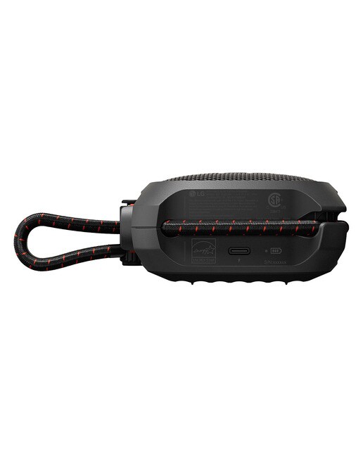 Altavoz portátil LG XBOOM Go XG2QBK, 5W, 10 Horas autonomía, Resistencia IP67 de Grado Militar, a polvo, agua, golpes, temperatura Negro-4