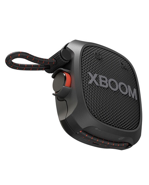 Altavoz portátil LG XBOOM Go XG2QBK, 5W, 10 Horas autonomía, Resistencia IP67 de Grado Militar, a polvo, agua, golpes, temperatura Negro-5
