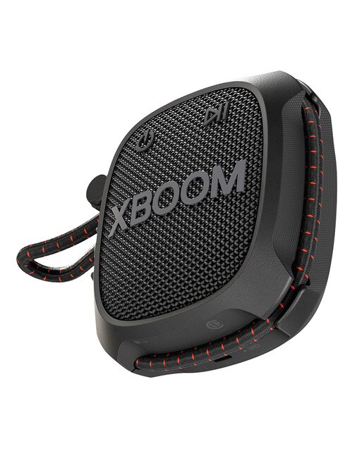 Altavoz portátil LG XBOOM Go XG2QBK, 5W, 10 Horas autonomía, Resistencia IP67 de Grado Militar, a polvo, agua, golpes, temperatura Negro-6