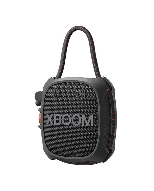 Altavoz portátil LG XBOOM Go XG2QBK, 5W, 10 Horas autonomía, Resistencia IP67 de Grado Militar, a polvo, agua, golpes, temperatura Negro-8