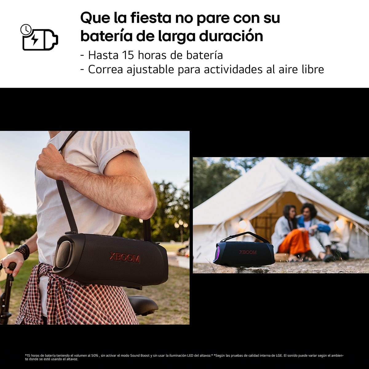 Coluna Portátil LG xboom Go X8GTBK, 120W, 15 Horas de Autonomia Preto-10