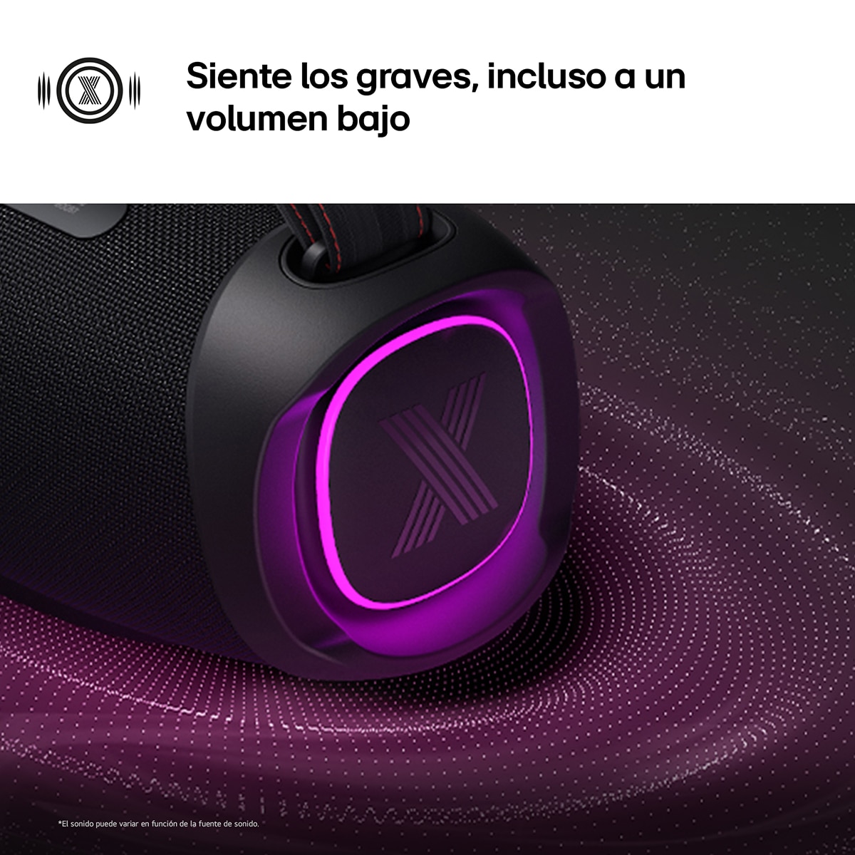 Altavoz portátil LG XBOOM Go X8GTBK, 120W, 15 Horas autonomía, Resistencia IP67 de Grado Militar, a polvo, agua, golpes, temperatura Negro-16