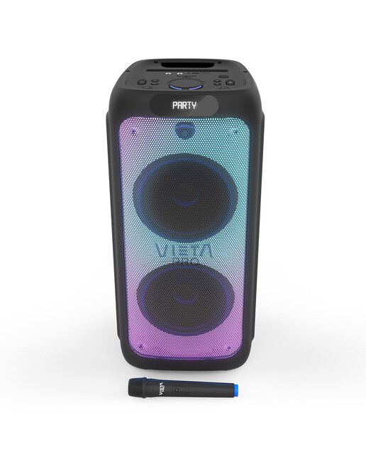 Altavoz Alta Potencia Vieta Pro Party 22, Bluetooth, batería larga duración y luces LED Negro-2