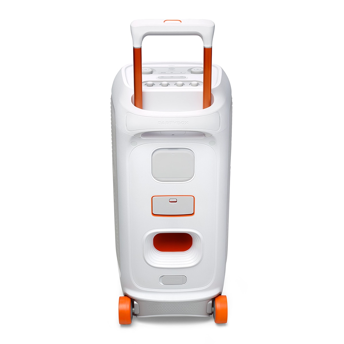 Altavoz portátil para fiestas con ruedas JBL PartyBox Stage 320 Blanco-16