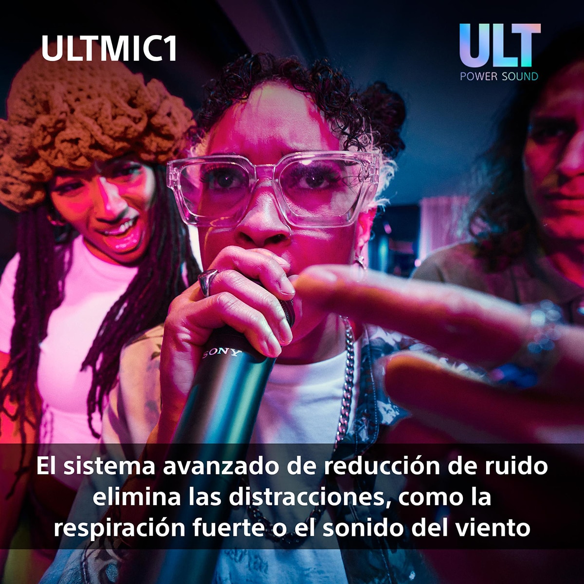 Set de 2 micrófonos inalámbricos negros y receptor Sony ULTMIC1 Negro-6