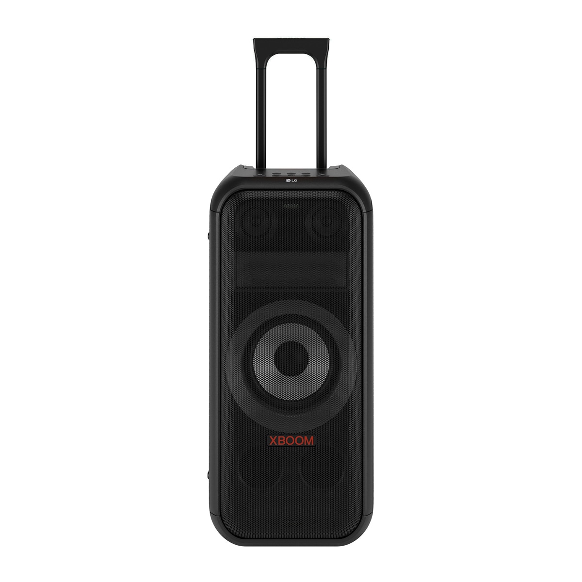 Altavoz gran potencia LG xboom DXL7T 250W para fiestas, karaoke, luces y pantalla LED, Bluetooth, hasta 20h batería, asa telescópica y ruedas Negro-3