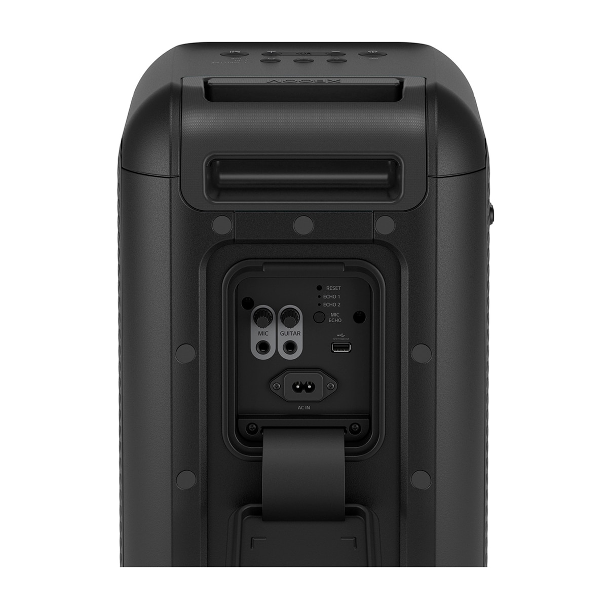 Altavoz gran potencia LG xboom DXL7T 250W para fiestas, karaoke, luces y pantalla LED, Bluetooth, hasta 20h batería, asa telescópica y ruedas Negro-13