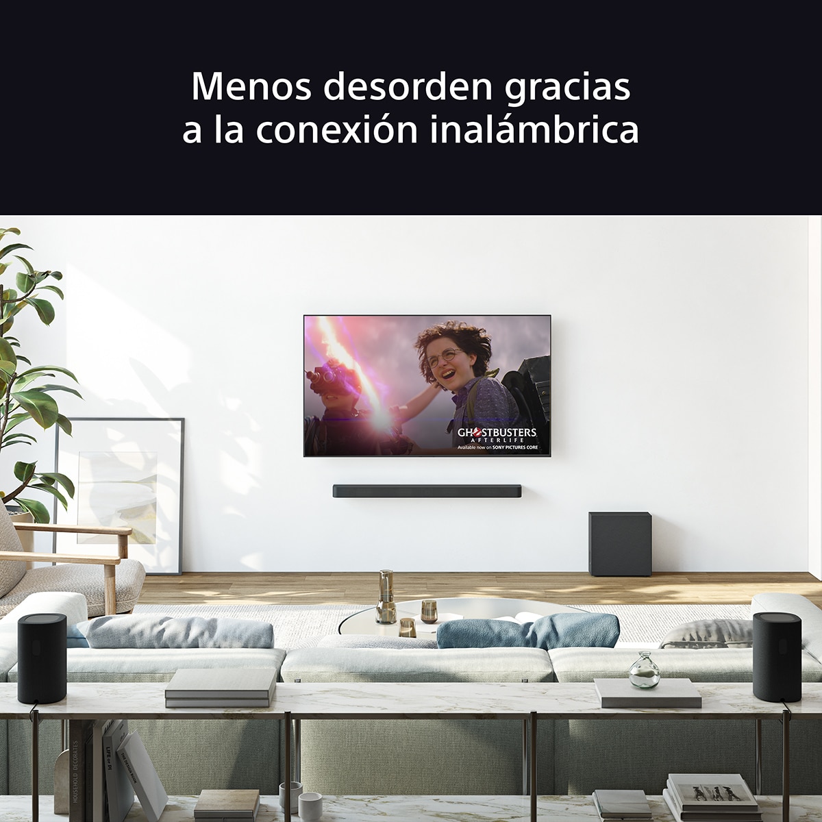 Altavoces traseros inalámbricos BRAVIA Theatre Rear 8. Sonido envolvente mejorado Mapping 360 compatible IMAX ENHANCED. Fácil manejo y control. Negro-8