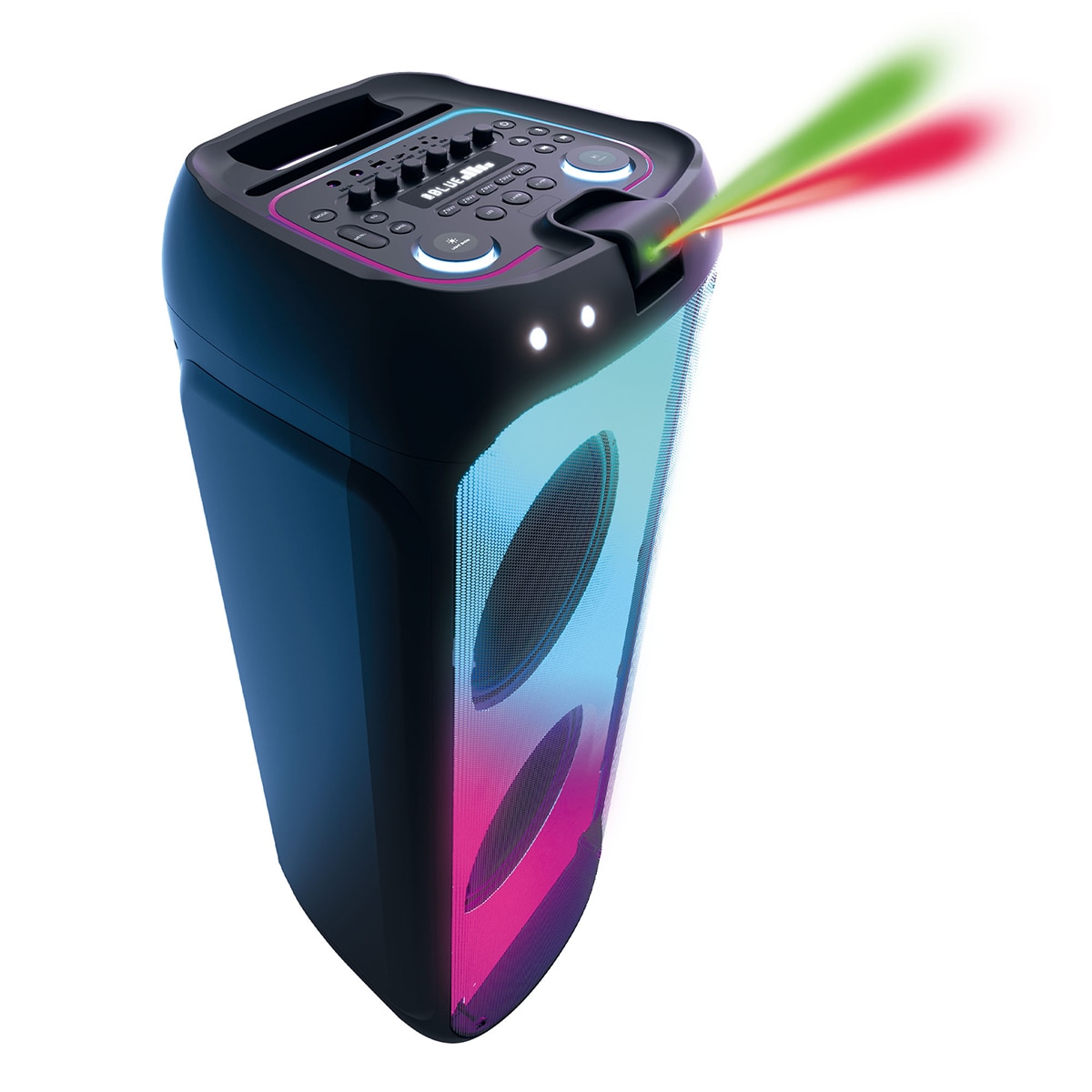 Altavoz gran potencia Vieta Pro Party 440, 1200W, luces RGB + láser, efectos de sonido, Auracast y ecualizador Negro-2