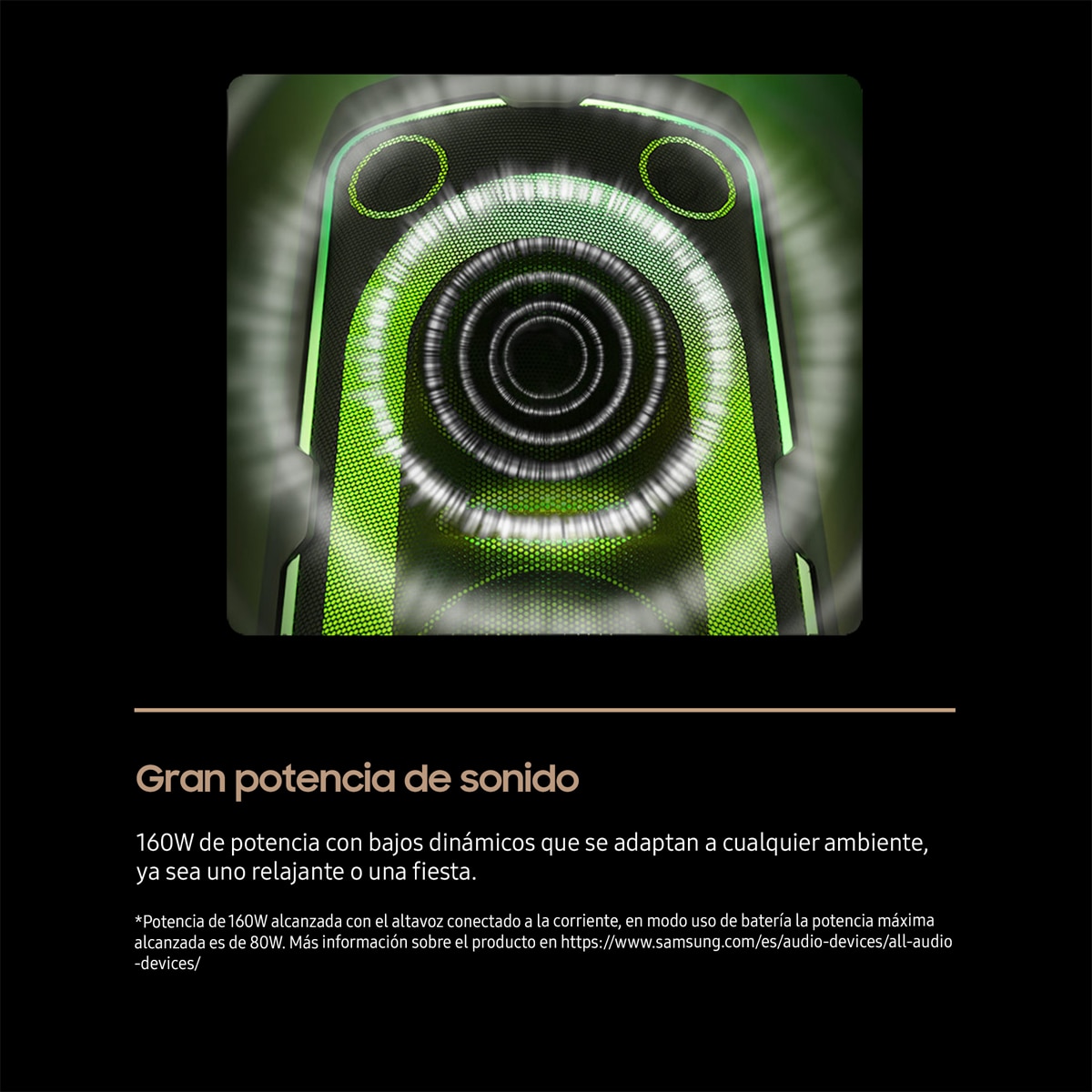 Torre de Sonido Samsung MX-ST40F/ZF, 2.0 con 4 altavoces, 160W, Modo Karaoke, Efectos DJ, Bass Booster, Bluetooth 5.4, USB music playback Negro titanium-3