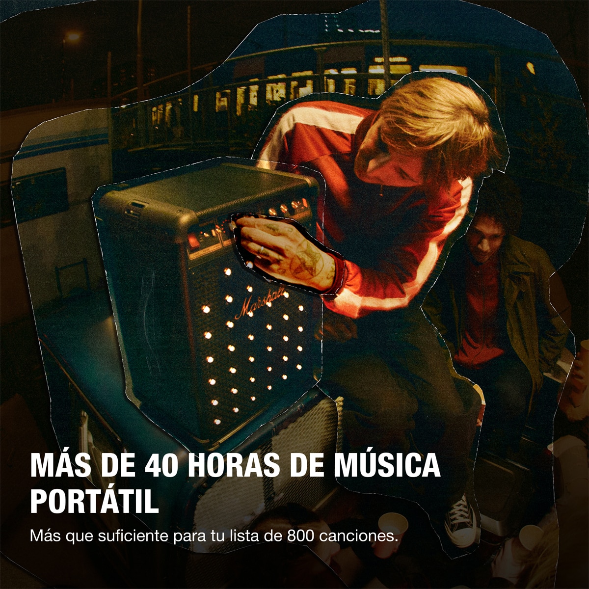 Altavoz gran potencia Marshall Bromley 450 Negro & Latón - Negro Negro-3