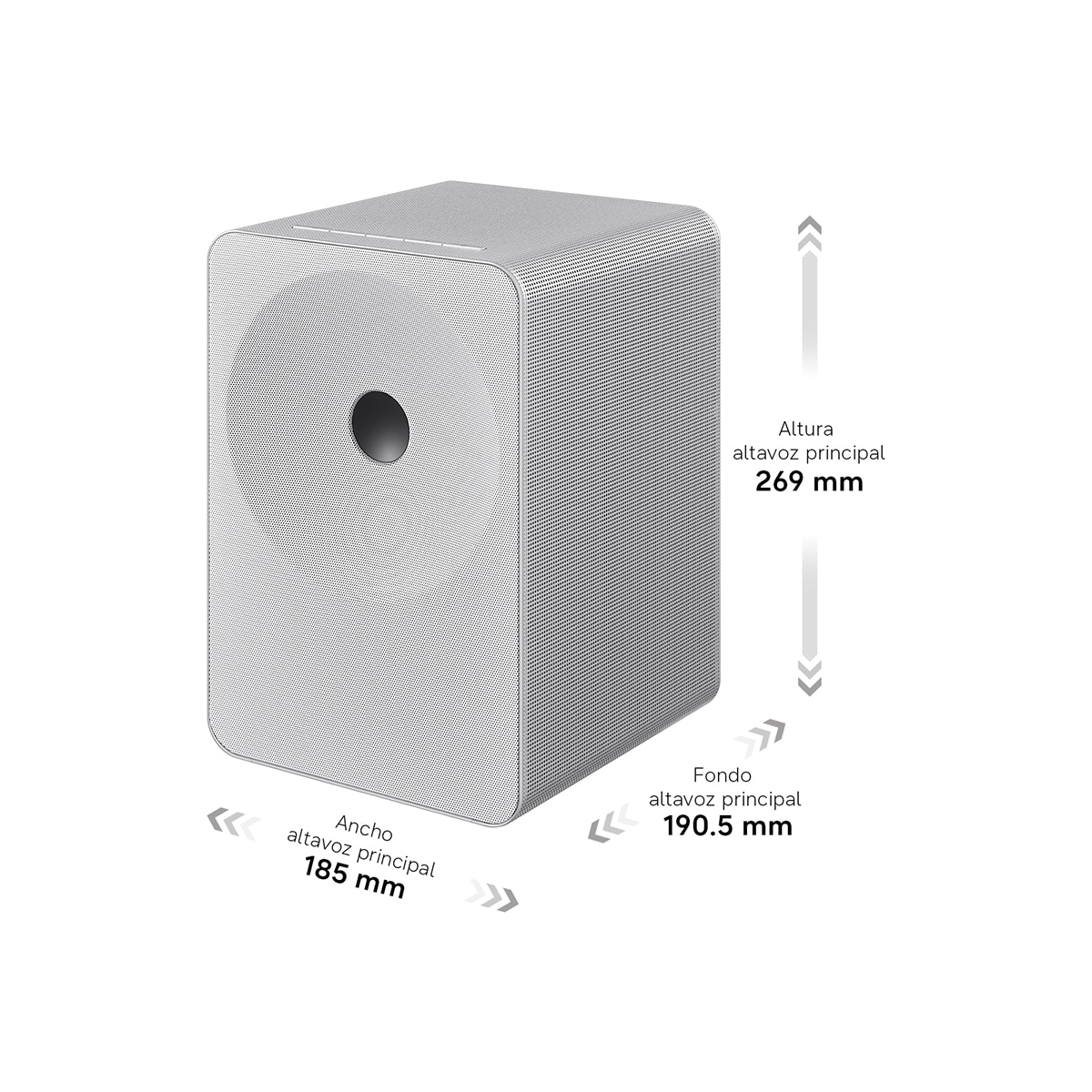 Altavoz Samsung 2026 HW-LS71H Dolby Atmos 3.1.1 canales Q-Symphony Wi-Fi Blanco-2