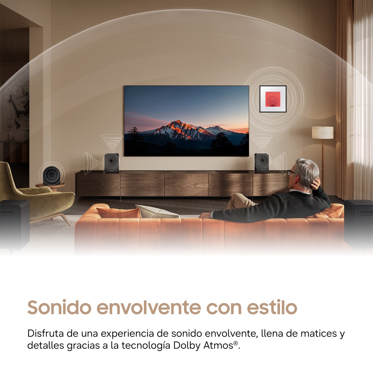 Altavoz Samsung 2026 HW-LS71H Dolby Atmos 3.1.1 canales Q-Symphony Wi-Fi Blanco-4