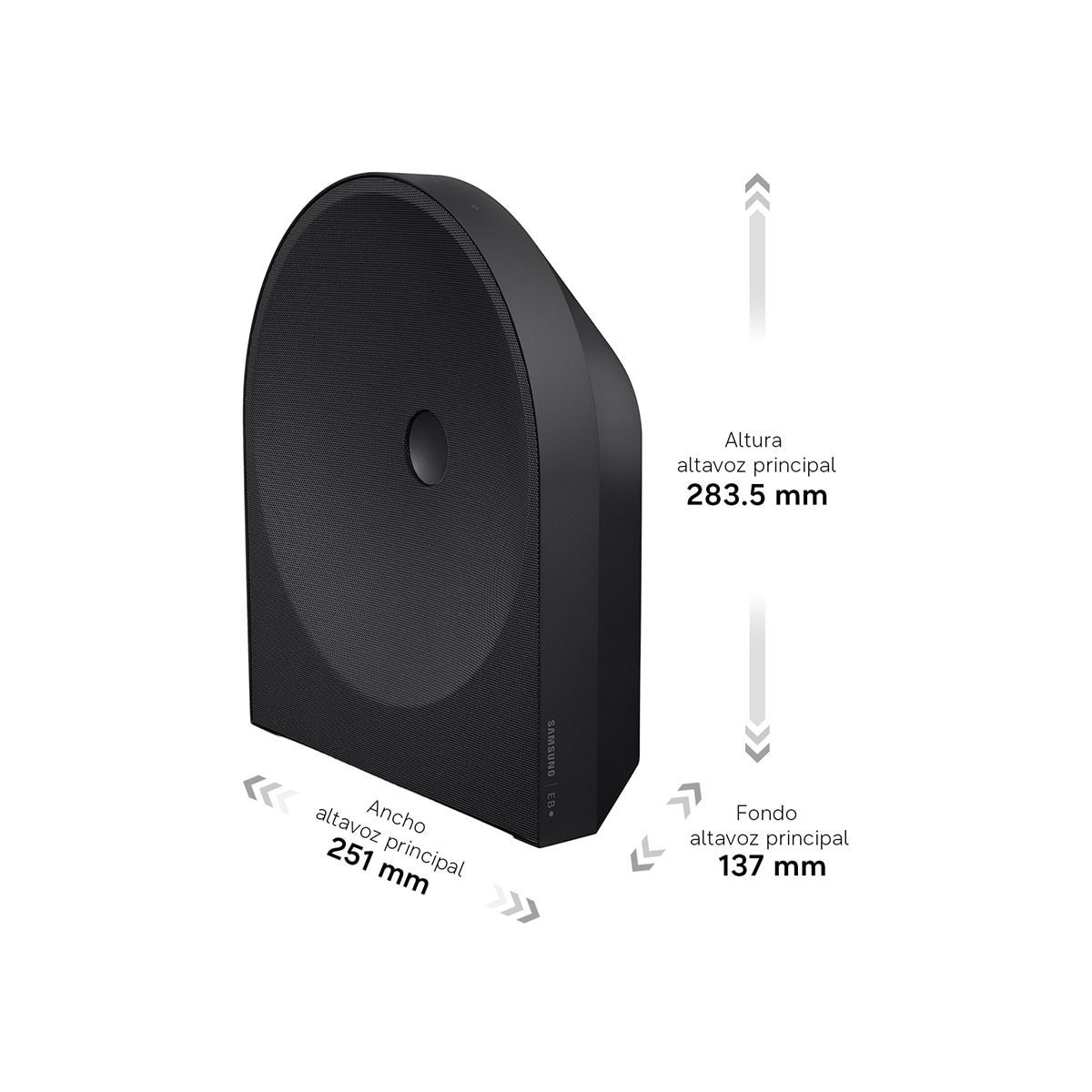 Altavoz Samsung 2026 HW-LS50H Dolby Atmos Q-Symphony Wi-Fi Negro Titanio-2