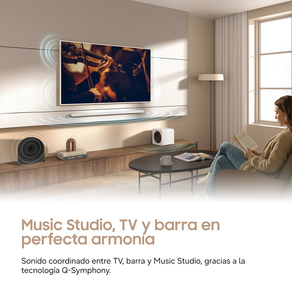 Altavoz Samsung 2026 HW-LS50H Dolby Atmos Q-Symphony Wi-Fi Negro Titanio-6