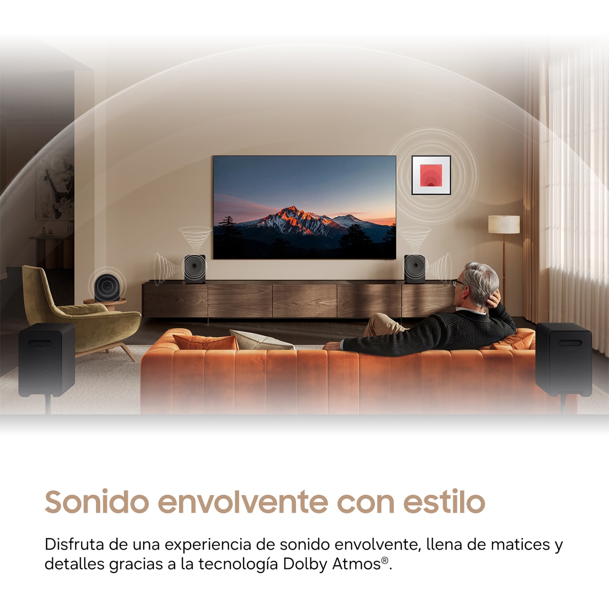 Altavoz Samsung 2026 HW-LS51H Dolby Atmos Q-Symphony Wi-Fi Blanco-5