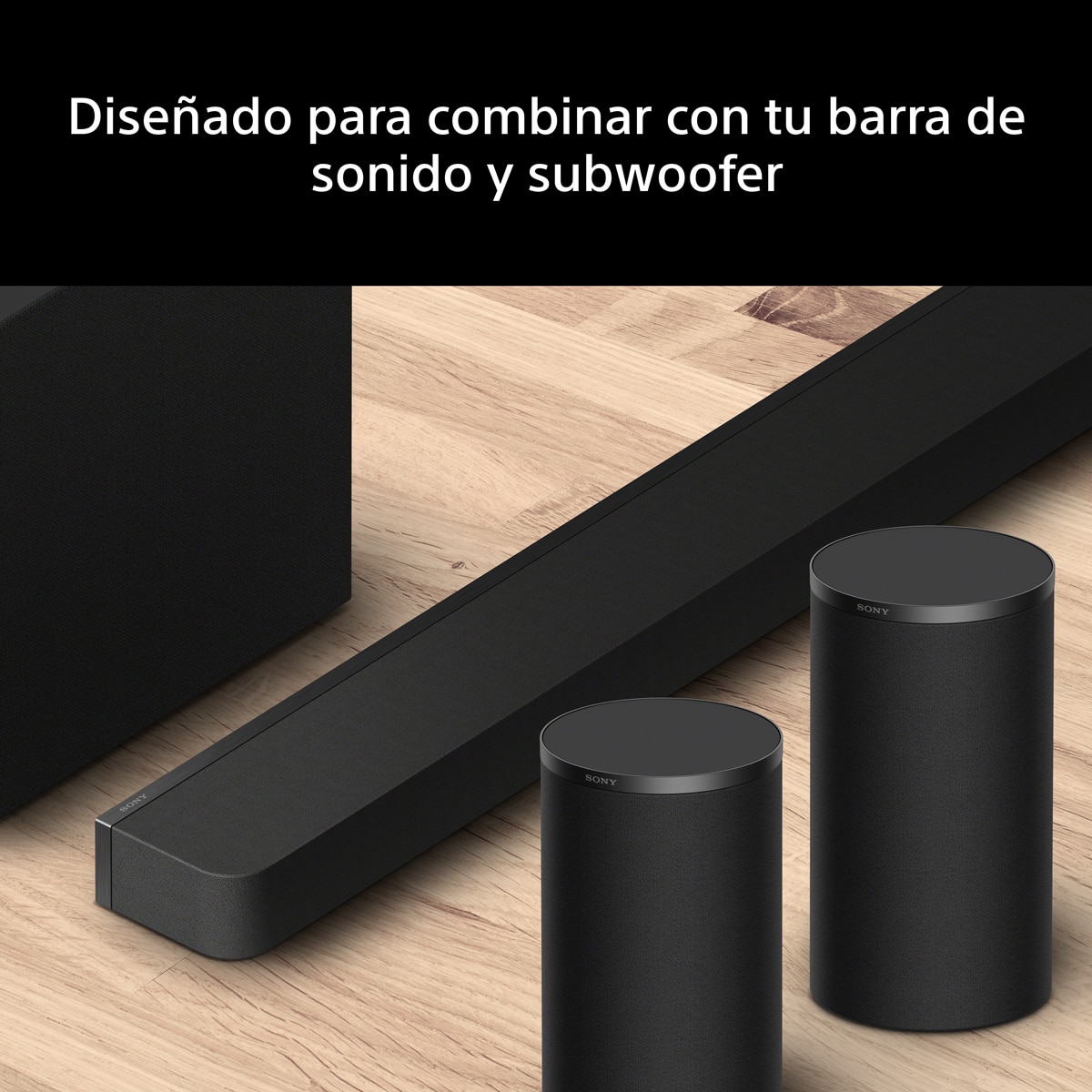 Altavoces traseros inalámbricos Sony BRAVIA Theatre Rear 9, sonido envolvente, Dolby Atmos, DTS X Negro-5