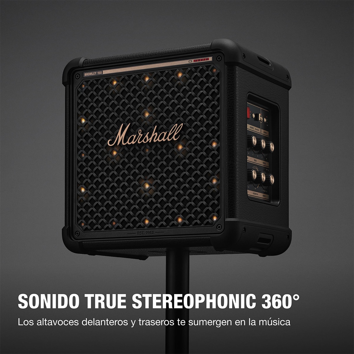 Altavoz de gran potencia Marshall Bromley 150 - Negro Negro-2