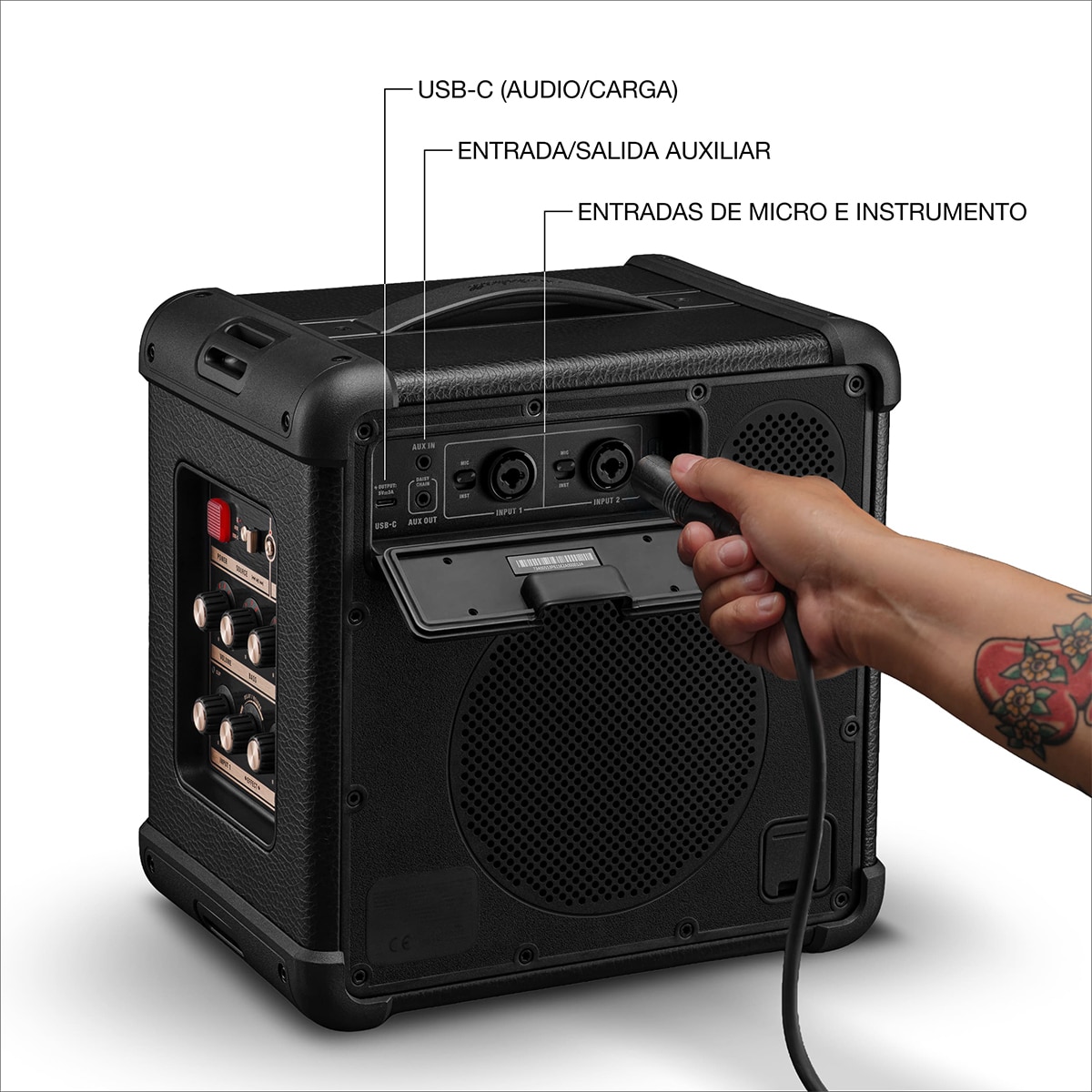 Altavoz de gran potencia Marshall Bromley 150 - Negro Negro-8