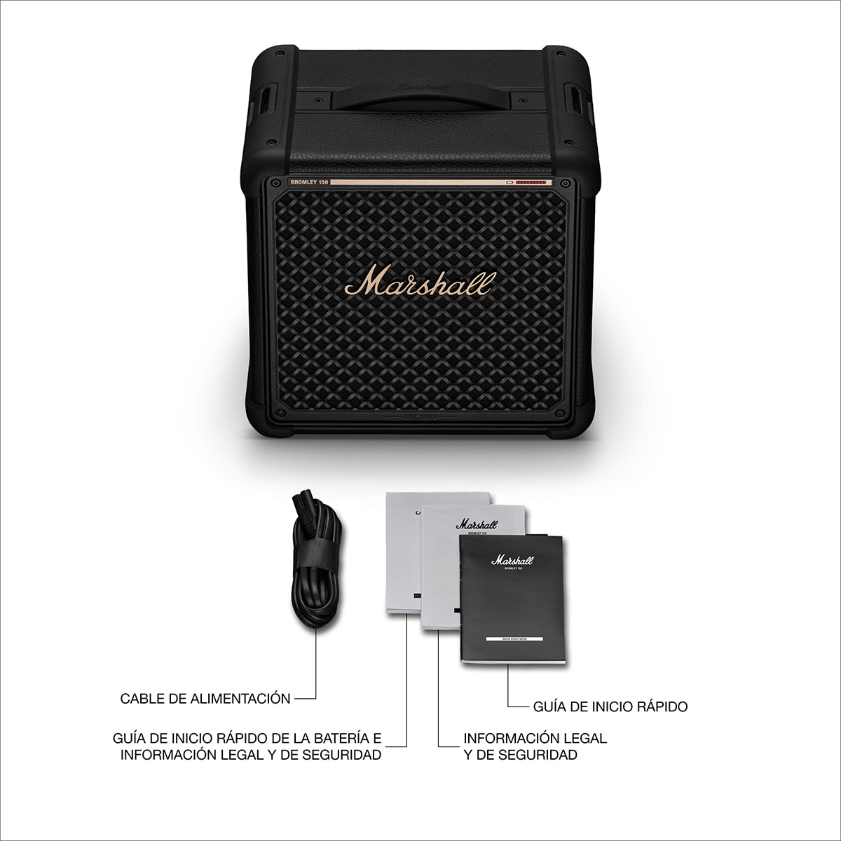 Altavoz de gran potencia Marshall Bromley 150 - Negro Negro-10