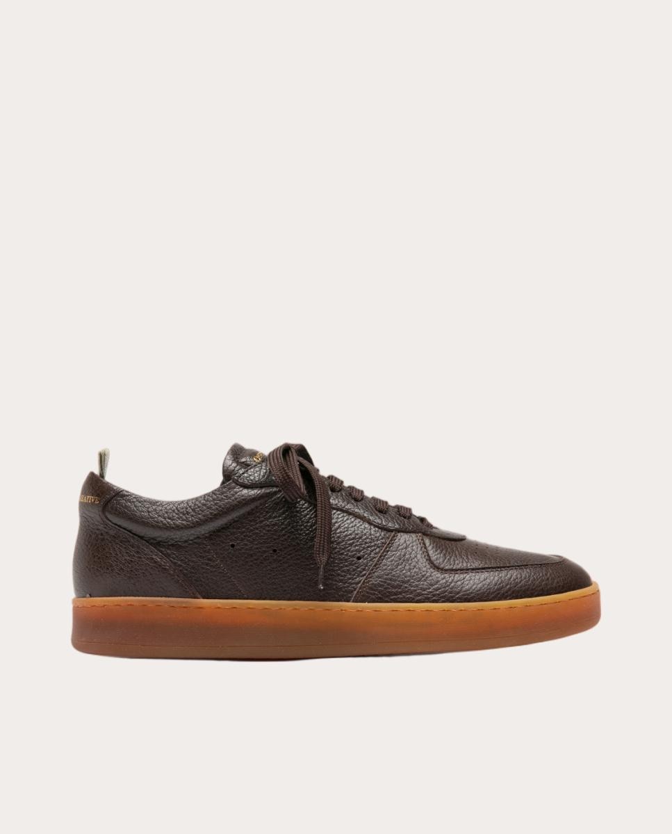 Imagen 1 de Zapatillas Aset de piel Marrón oscuro