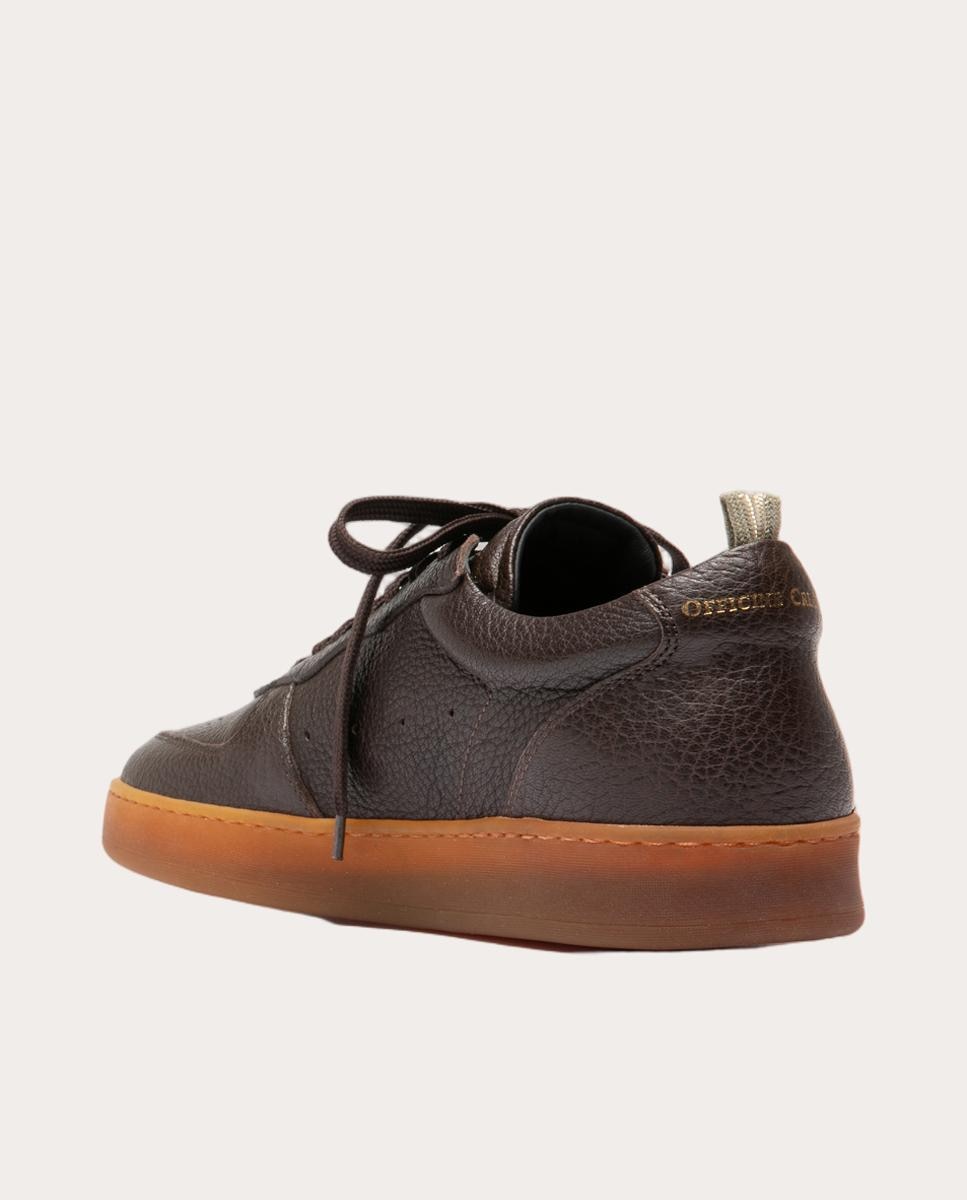 Imagen 4 de Zapatillas Aset de piel - Marrón oscuro Marrón oscuro