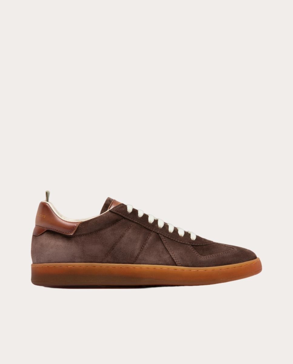 Imagen 1 de Zapatillas Militia de ante y piel Marrón oscuro
