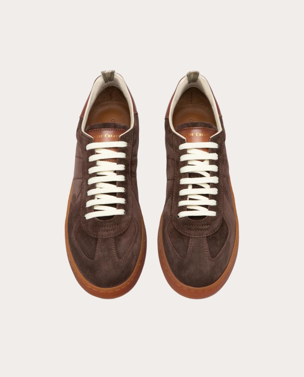 Imagen 3 de Zapatillas Militia de ante y piel - Marrón oscuro Marrón oscuro
