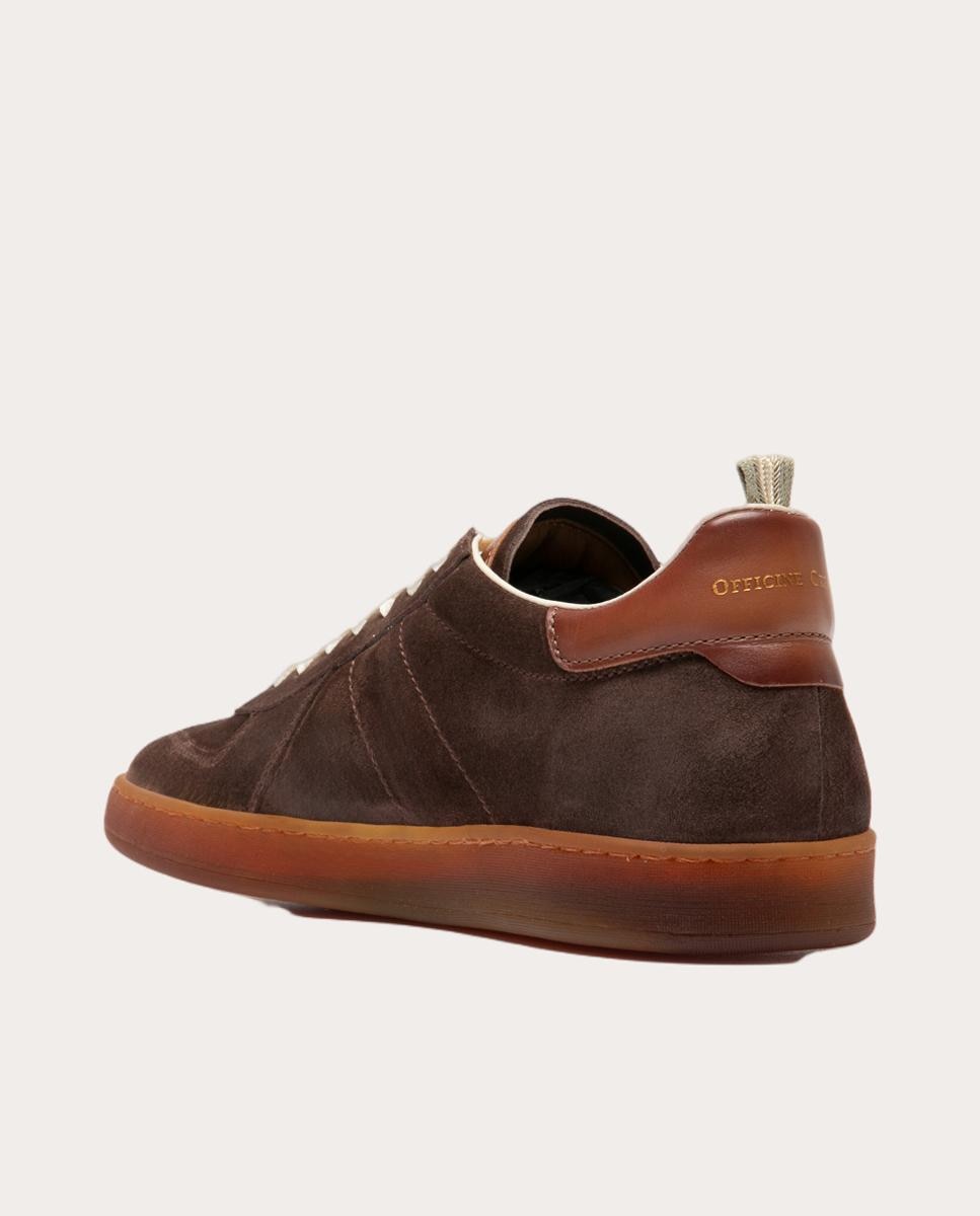 Imagen 5 de Zapatillas Militia de ante y piel - Marrón oscuro Marrón oscuro