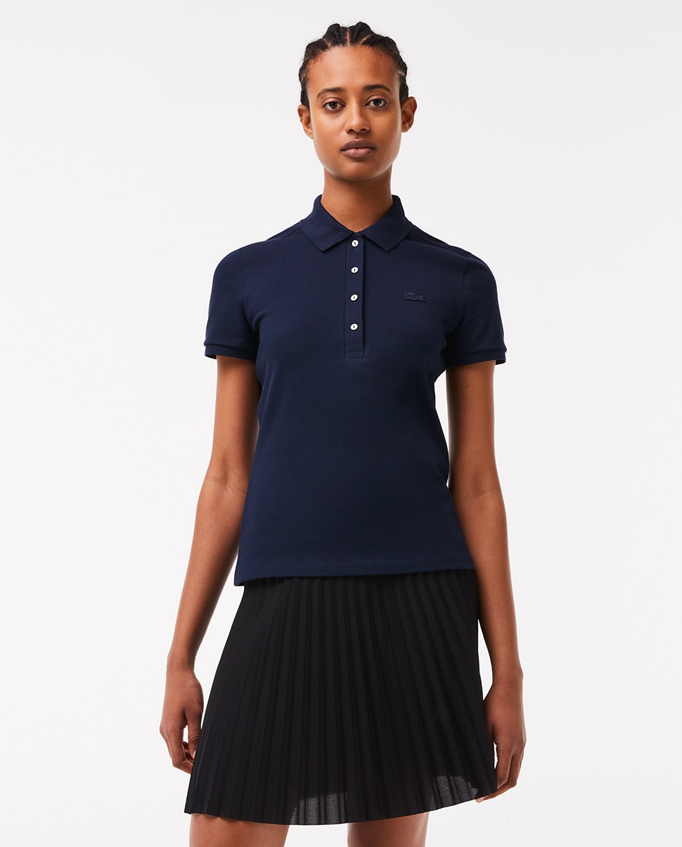 Imagem 0 de Polo Slim Fit com Manga Curta e em Mini Piqué