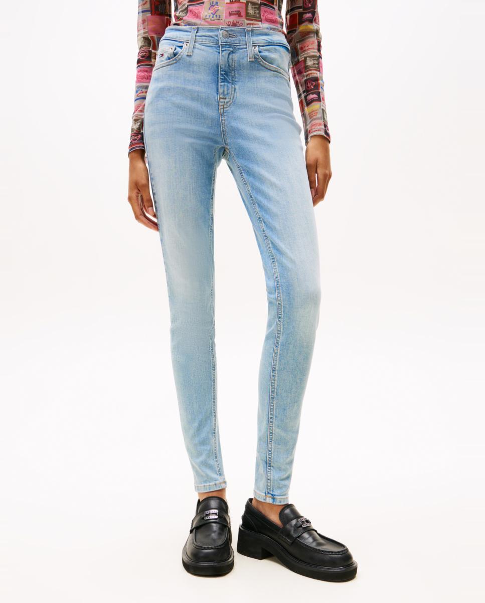 Jeans Nora Skinny Fit com Cintura Média Azul-claro-2