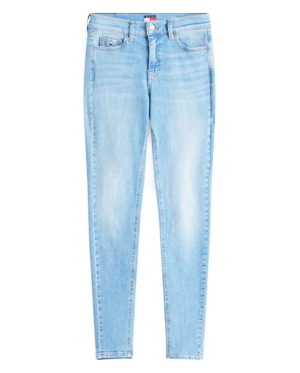 Jeans Nora Skinny Fit com Cintura Média Azul-claro-6
